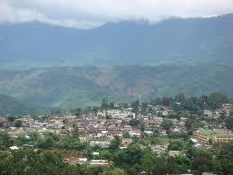 A view of the Umrongso Hill station, Assam
