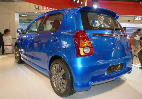 Rear View of Etios Liva from Toyota