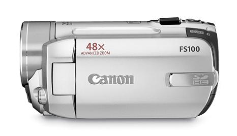 Canon-FS100 Side View